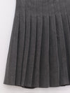 SWAYING 25 Early Autumn Pleated Short Skirt SW-SW25PF3B02C1-SH Dark Gray